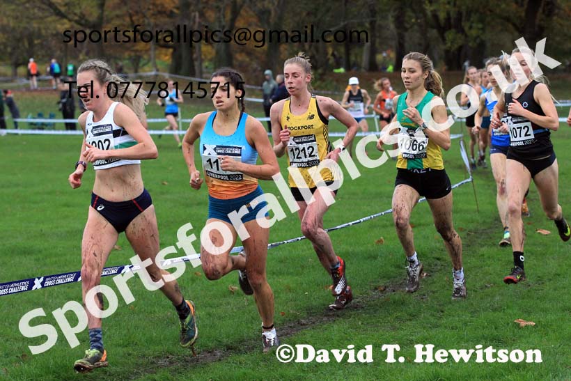 Senior Women and Under-23 Women, 2022 British Athletics Cross Challenge, Sefton Park, Liverpool.  Photo: David T. Hewitson/Sports for All Pics